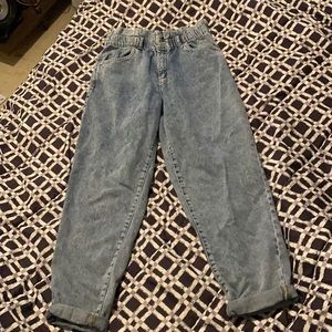 Garage denim. 80s mom jeans